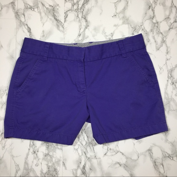 J. Crew Pants - J. Crew 5” Chino Purple Shorts 6